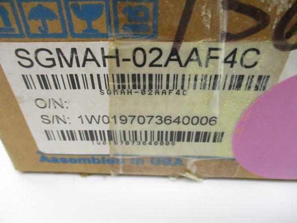 YASKAWA SGMAH-02AAF4C 200V 2.1A NSMP