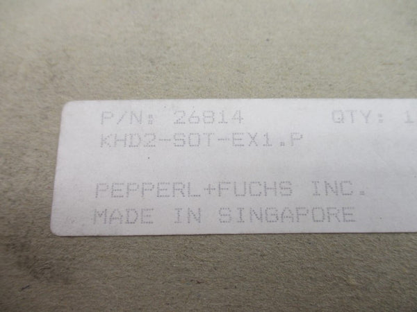 PEPPERL+FUCHS KHD2-SOT-EX1.P 26814S 30VDC NSMP