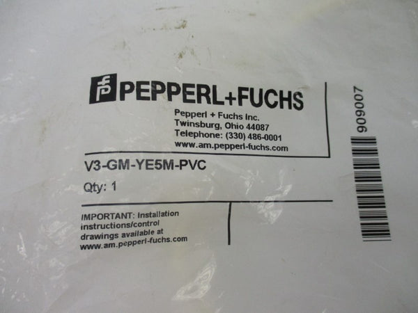 PEPPERL+FUCHS V3-GM-YE5M-PVC 909007 NSMP