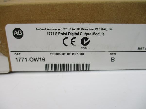 ALLEN BRADLEY 1771-OW16 SER. B NSMP
