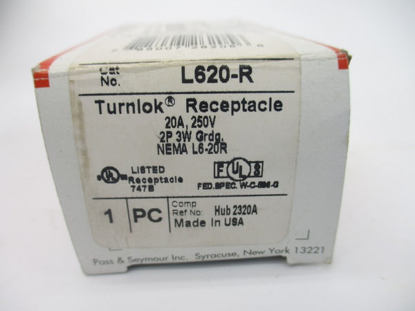 PASS & SEYMOUR L620-R 250V 20A NSMP