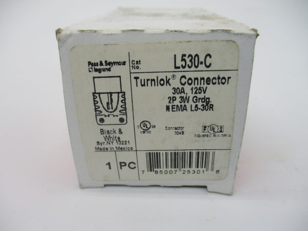 PASS & SEYMOUR L530-C 125V 30A NSMP