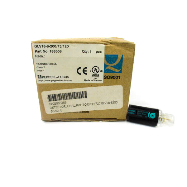PEPPERL+FUCHS GLV18-8-200/73/120 188568 10-30VDC NSMP