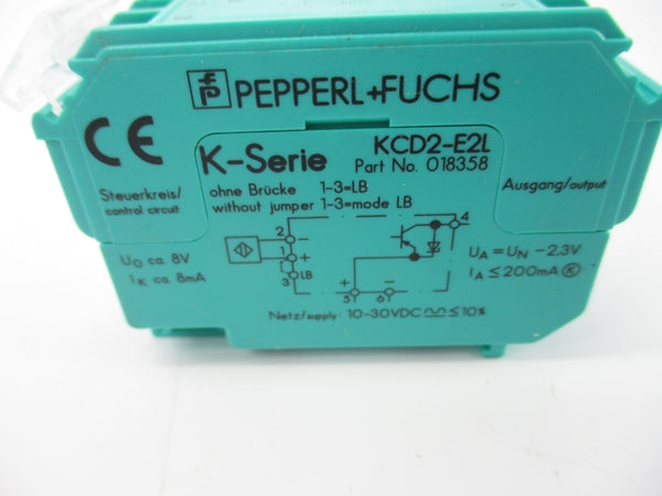 PEPPERL+FUCHS KCD2-E2L 018358 10-30VDC NSNP