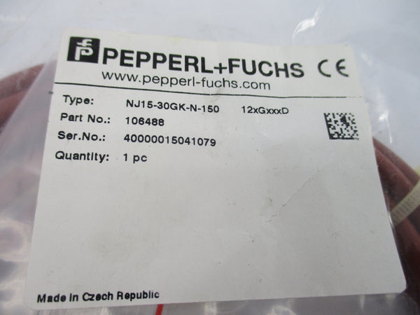 PEPPERL+FUCHS NJ15-30GK-N-150 106488 NSMP