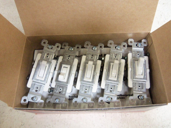 LOT OF 10 PASS & SEYMOUR 663-WG TOGGLE SWITCH NSMP
