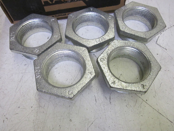 LOT OF 5 HUBBELL 1169 REDUCING BRUSHING 3" x 2-1/2" NSMP
