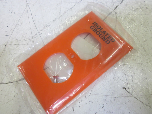 LOT OF 6 HUBBELL IGP8 SMOOTH NYLON PLATE, SINGLE GANG NSNP IN FACTORY BAG