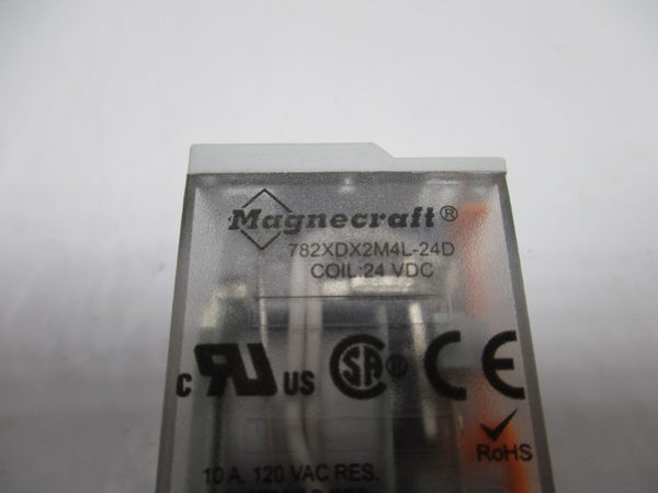 MAGNECRAFT 782XDX2M4L-24D RELAY 24VDC UNMP