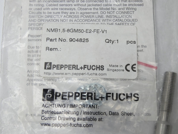 PEPPERL+FUCHS NMB1.5-8GM50-E2-FE-V1 904825 NSMP