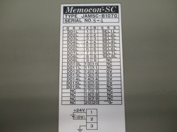 YASKAWA JAMSC-B1070 24V (AS PICTURED) UNMP
