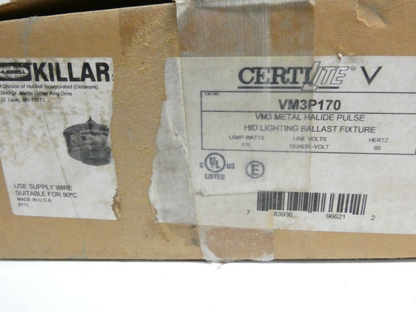 HUBBELL VM3P170 120/208/240/277V 1.8/1.05/.90/.80A NSMP