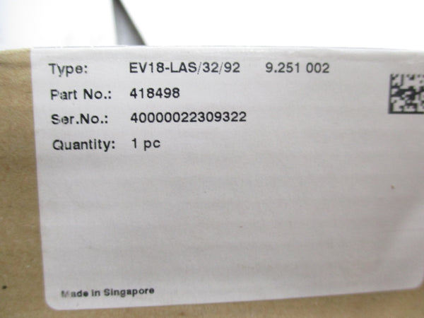 PEPPERL&FUCHS EV18-LAS/32/92 418498 10-30VDC .1A NSMP