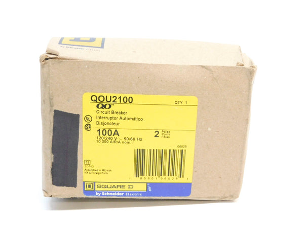 SQUARE D QOU2100 120/240V 100A NSMP
