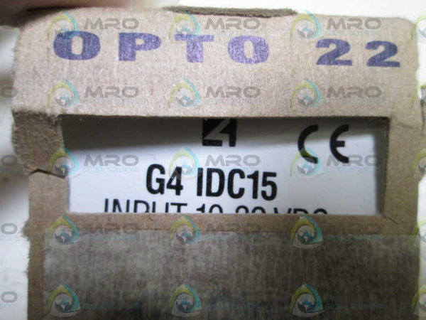 OPTO 22 INPUT DIGITAL MODULE G4 IDC15 10-30VDC NSMP