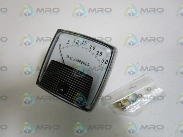 YOKOGAWA PANEL METER 0-3DC AMPS 250-200-LJLJ NSMP