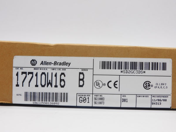ALLEN BRADLEY 1771-OW16 SER. B DATE: 2000 NSFS