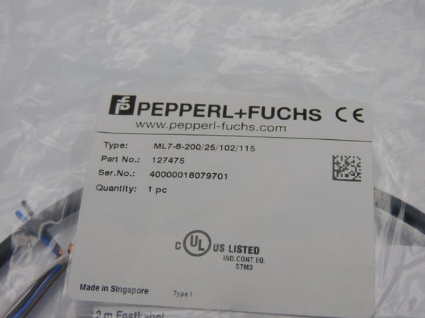 PEPPERL+FUCHS ML7-8-200/25/102/115 127475 10-30VDC NSMP