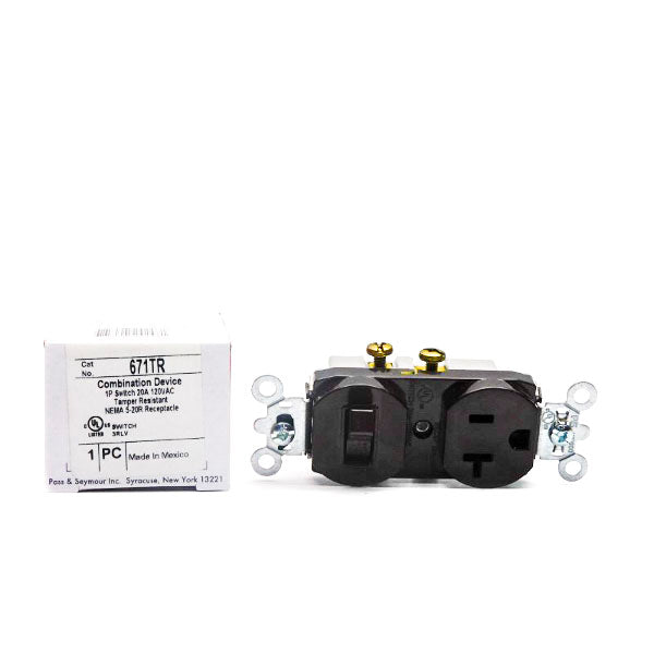 PASS&SEYMOUR LEGRAND 671TR 120VAC 20A NSMP