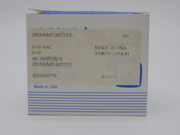 YOKOGAWA 250240MT-MT7/UL 0-10ACA NSMP