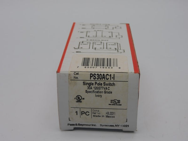 PASS&SEYMOUR LEGRAND PS30AC1-I 277VAC 30A NSMP