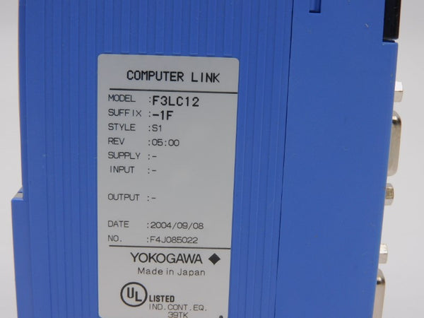 YOKOGAWA F3LC12-1F REV. 05.00 NSMP