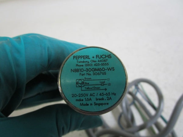 PEPPERL+FUCHS NBB10-30GM60-WS PROXIMITITY SWITCH UNMP