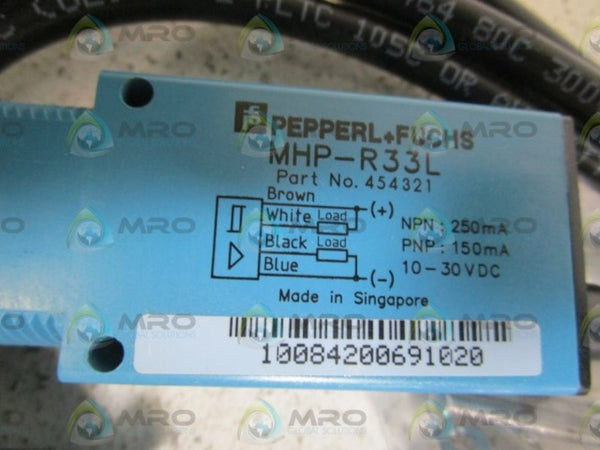 PEPPERL+FUCHS MHP-R33L PHOTOELECTRIC SENSOR NSNP