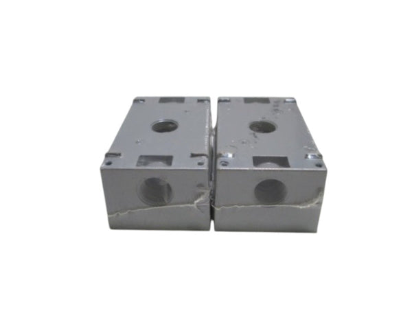 LOT OF 2 PASS & SEYMOUR OUTLET BOX WPB23 NSNP