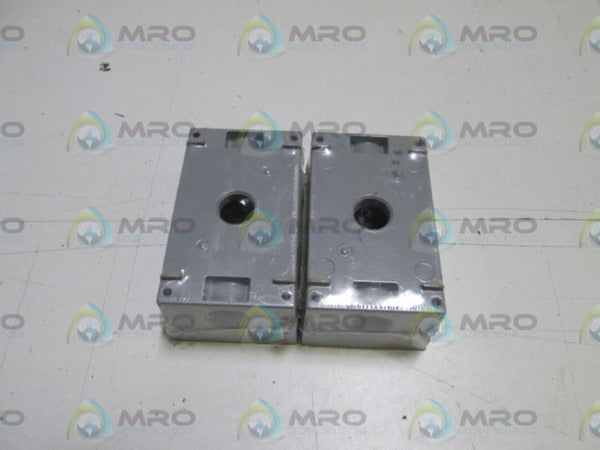LOT OF 2 PASS & SEYMOUR OUTLET BOX WPB23 NSNP