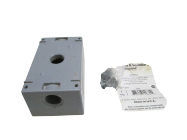 PASS & SEYMOUR WEATHERPROOF OUTDOOR BOX WPB23 NSNP