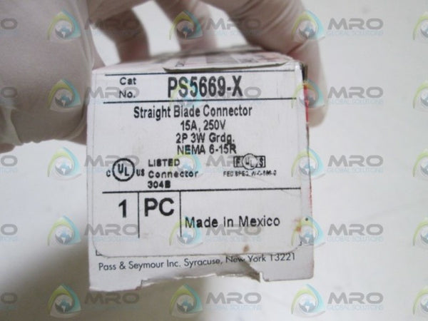 PASS & SEYMOUR STR. BLADE CONNECTOR PS5669-X NSMP
