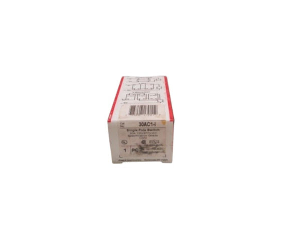PASS & SEYMOUR SINGLE POLE SWITCH 30AC1-I NSMP