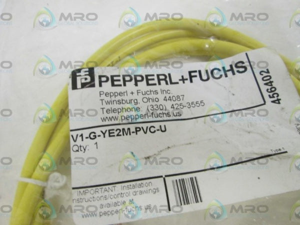 PEPPERL+FUCHS V1-G-YE2M-PVC-U SENSOR CABLE NSNP IN BAG