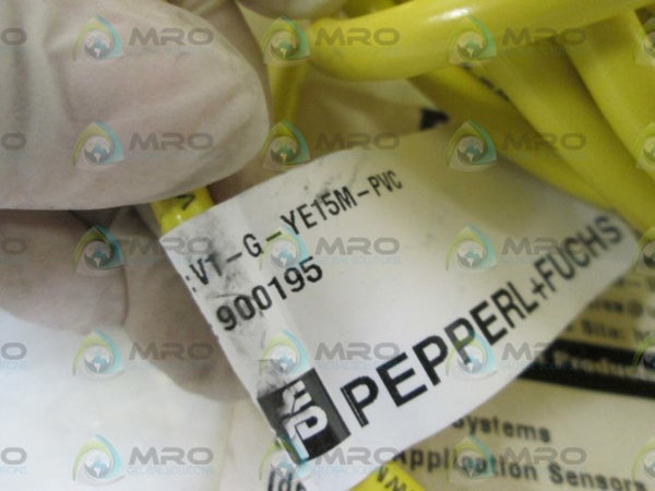 PEPPERL+FUCHS V1-G-YE15M-PVC CORDSET UNMP