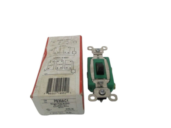 PASS & SEYMOUR PS30AC1 SINGLE POLE SWITCH NSMP