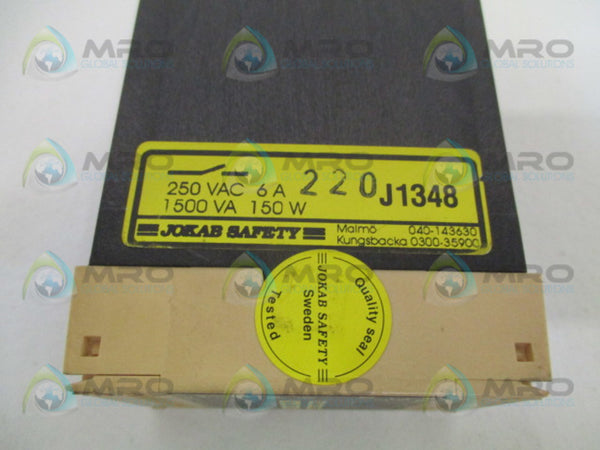 JOKAB JSR1T-0S SAFETY EXPANSION RELAY UNMP
