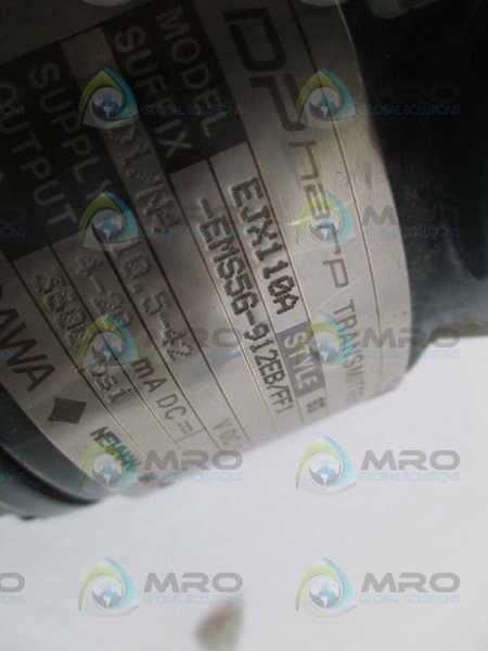 YOKOGAWA EJX110A-EMS5G-912EB/FF1/D1/N4 DP HARP TRASMITTTER 3600 PSI UNMP
