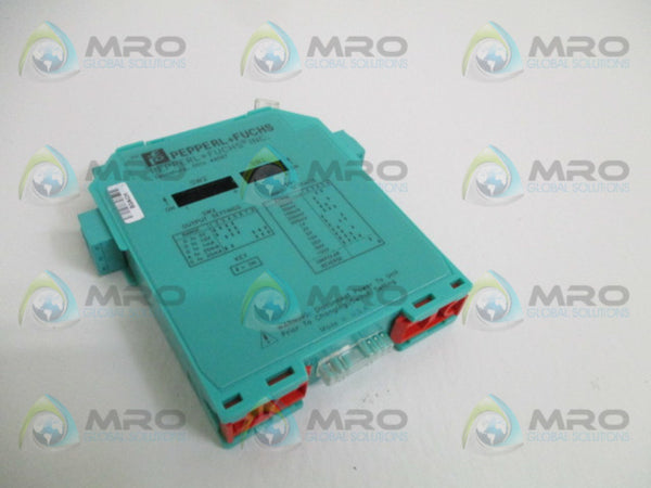 PEPPERL+FUCHS KFDX-DCV DC INPUT FIELD CONFIGURABLE ISOLATOR UNMP