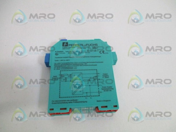 PEPPERL+FUCHS KFD2-CR-EX1.20200 POWER SUPPLY TRANSMITTER NSMP