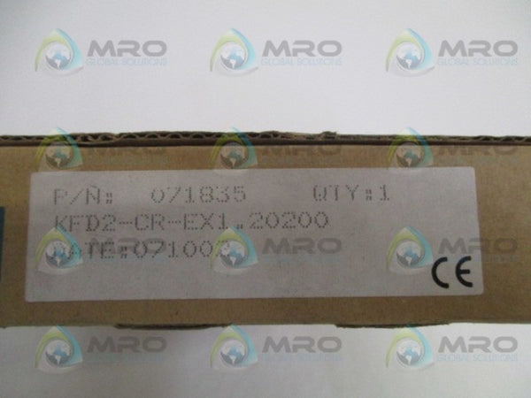 PEPPERL+FUCHS KFD2-CR-EX1.20200 POWER SUPPLY TRANSMITTER NSMP