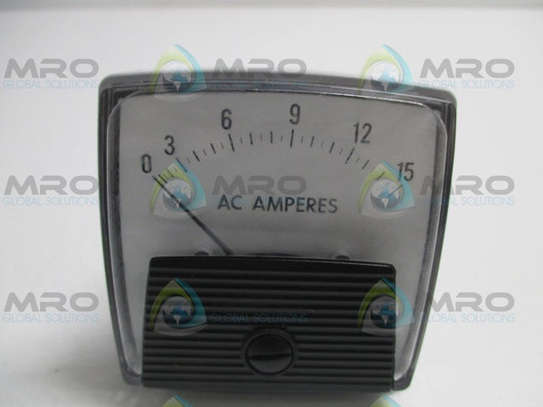 YOKOGAWA 250240ND-ND7/UL PANEL METER 0-15 ACA NSMP
