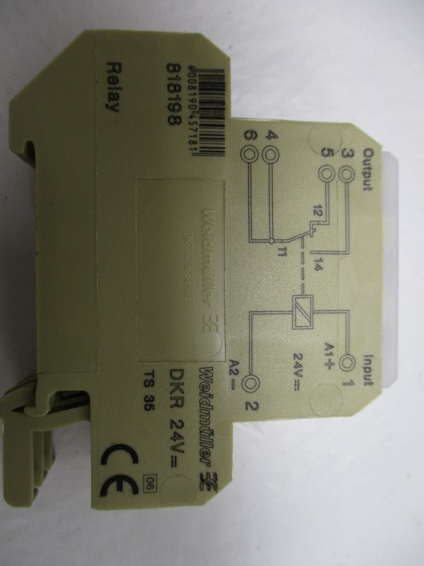 WEIDMULLER DKR24V 818198 RELAY NSNP
