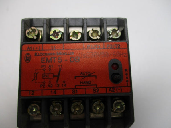 KLOCKNER MOELLER EMT5-DB THERMISTOR OVERLOAD RELAY 230V UNMP