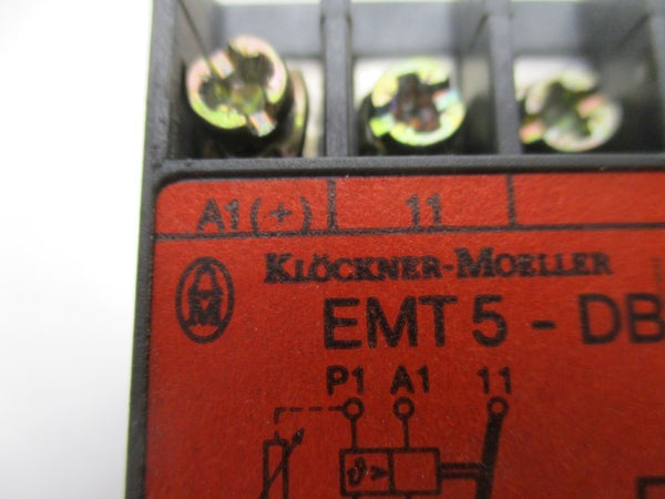 KLOCKNER MOELLER EMT5-DB THERMISTOR OVERLOAD RELAY 230V UNMP