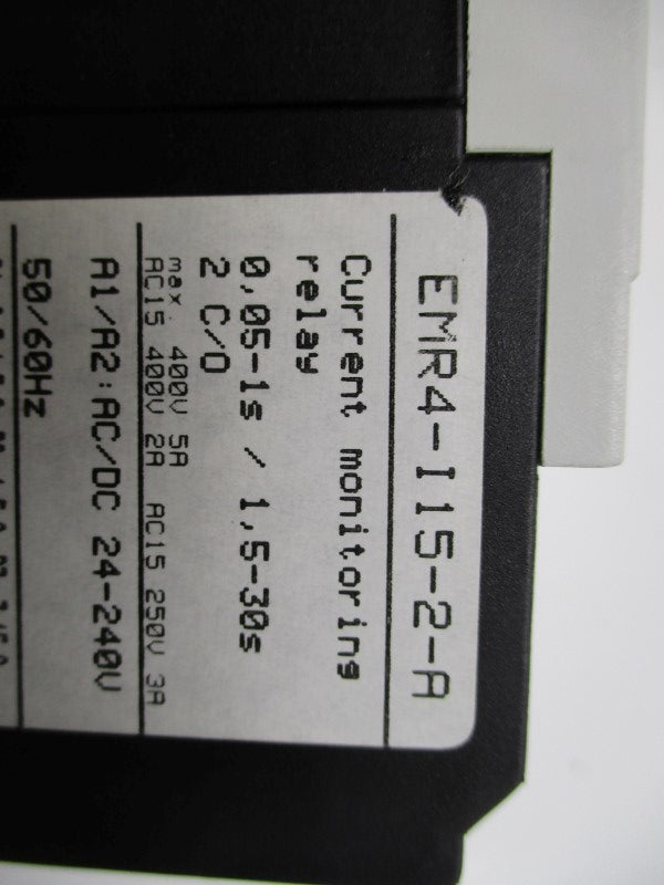 KLOCKNER MOELLER EMR4-I15-2-A CURRENT MONITORING RELAY NSNP