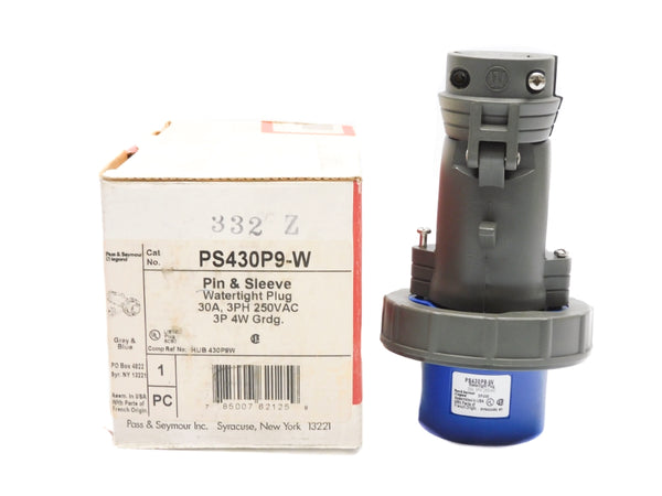 PASS&SEYMOUR LEGRAND PS430P9-W 250VAC 30A NSMP