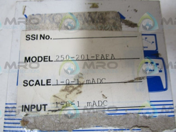 YOKOGAWA 250-201-FAFA PANEL METER NSMP