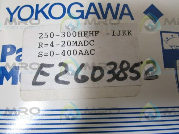 YOKOGAWA 250-300HFHF-IJKK PANEL METER NSMP