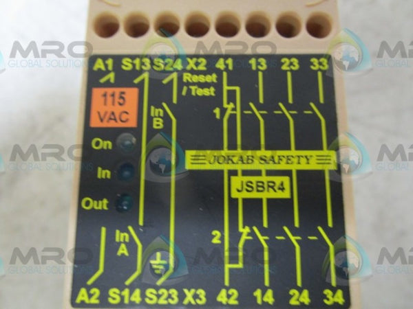 JOKAB JSBR4 115VAC RELAY  NSNP